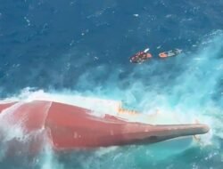 Basarnas Desak Pemilik KM Virgo Transport 8 Segera Pindahkan Bangkai Kapal