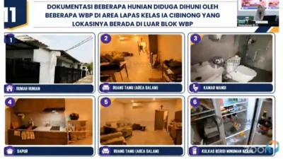 Komisi XIII DPR RI Dijadwalkan Lakukan Inspeksi ke Lapas Cibinong Akhir September