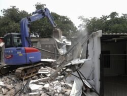 Hunian Mewah di Lapas Cibinong Kini Resmi Diratakan dengan Tanah