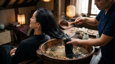 Rahasia Rambut Berkilau: Mengenal Teknik Keramas Khas Tiongkok yang Viral