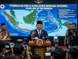 Prabowo Tanggapi Erupsi 5 Gunung: Takdir Indonesia di Ring of Fire