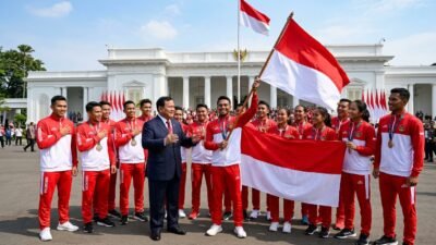 Presiden Prabowo Subianto Lepas 430 Atlet Menuju Asian Games 2026