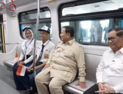 Presiden Prabowo dan Pramono Anung Meresmikan LRT Rute Kelapa Gading-Manggarai