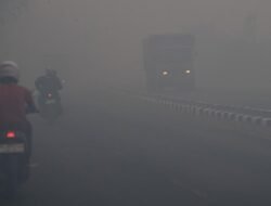 Palembang Dikepung Asap Pekat Karhutla, Warga Keluhkan Dampak Kesehatan
