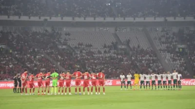 Laga Indonesia vs Bangladesh Dibuka dengan Aksi Mengheningkan Cipta