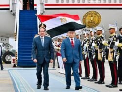 Presiden Mesir Abdel Fattah El-Sisi Tiba di Jakarta untuk Temui Prabowo Subianto
