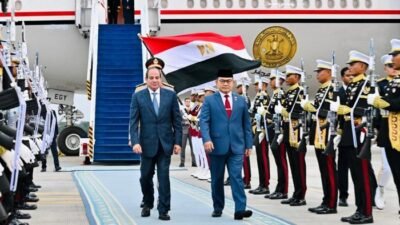 Presiden Mesir Abdel Fattah El-Sisi Tiba di Jakarta untuk Temui Prabowo Subianto